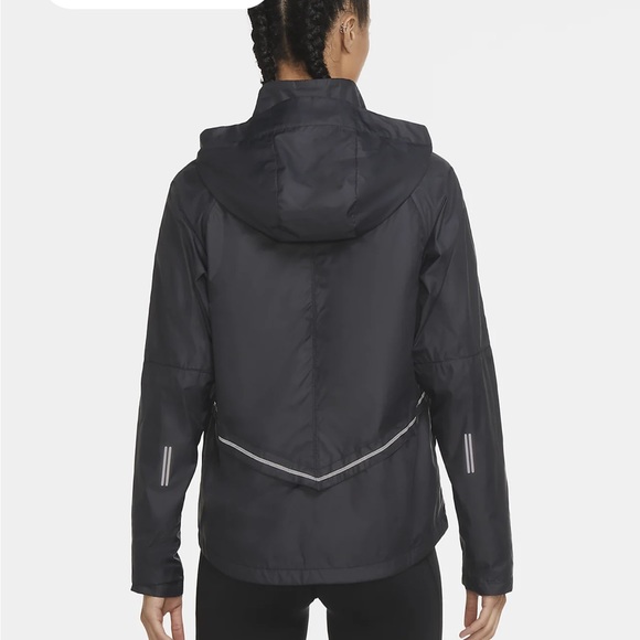 Nike Jackets & Coats Nike Womens Running Jacket Shield Storm Fit Black And Reflective Wind B